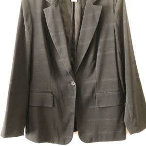 Merona Black Polyester Blazer